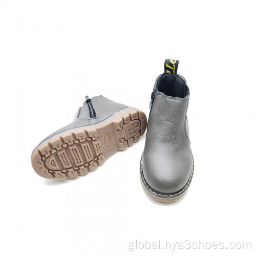 Fashionable Girl's Boots Leather Rubber Shoes For Girls Manufactory